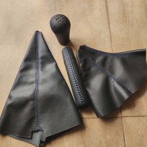 1993-1999 MAZDA RX-7 FD GENUINE LEATHER SHIFT KNOB E-BRAKE HANDLE SHIFT/E-BRAKE BOOTS