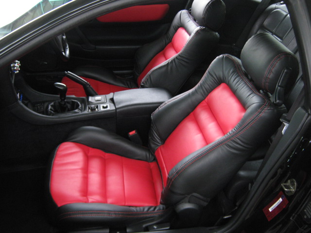 3000gt Stealth Synthetic Leather Seat Covers Interior Innovation - 2005 Acura Tsx Leather Seat Replacement