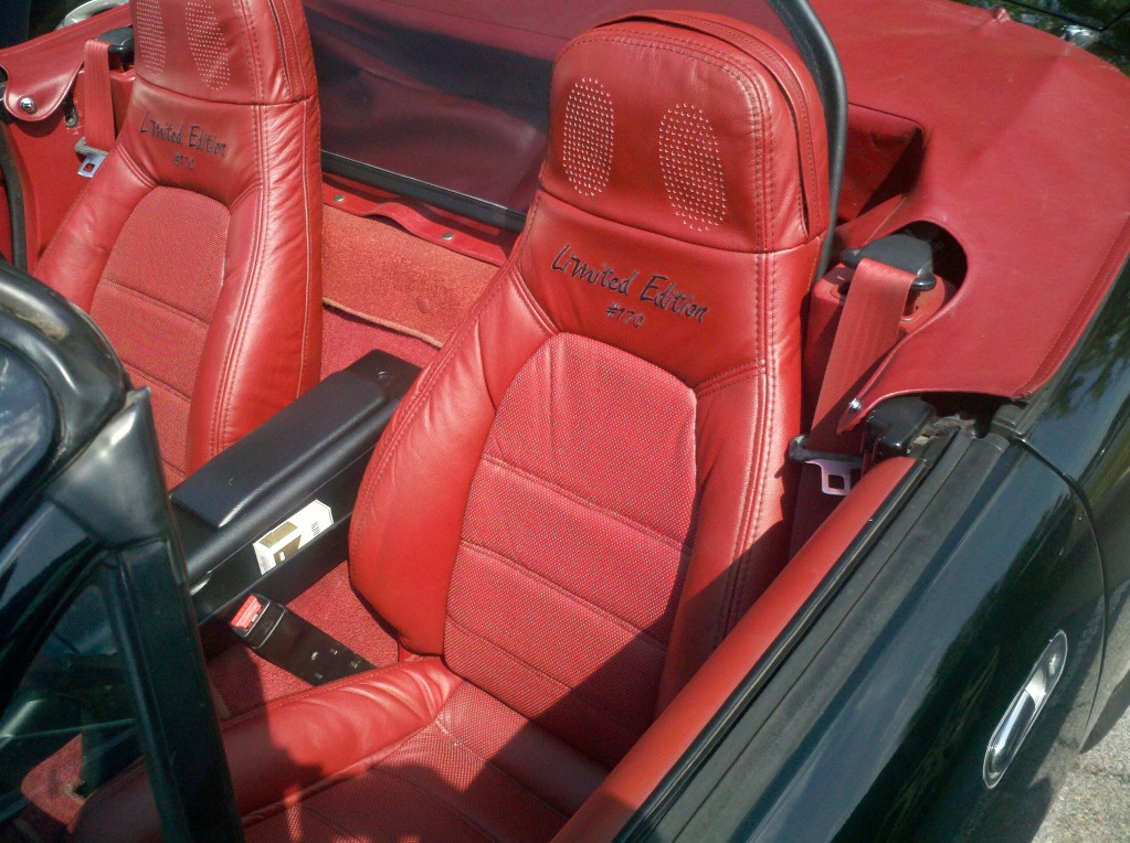 1990 97 Mazda Miata Genuine Leather Seat Covers Interior Innovation - 1991 Miata Leather Seat Covers