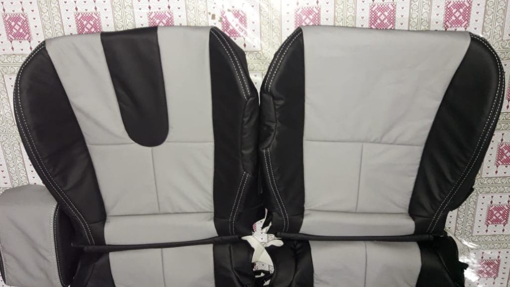 200305 INFINITY G35 COUPE SYNTHETIC LEATHER SEAT COVERS BLACK/Light