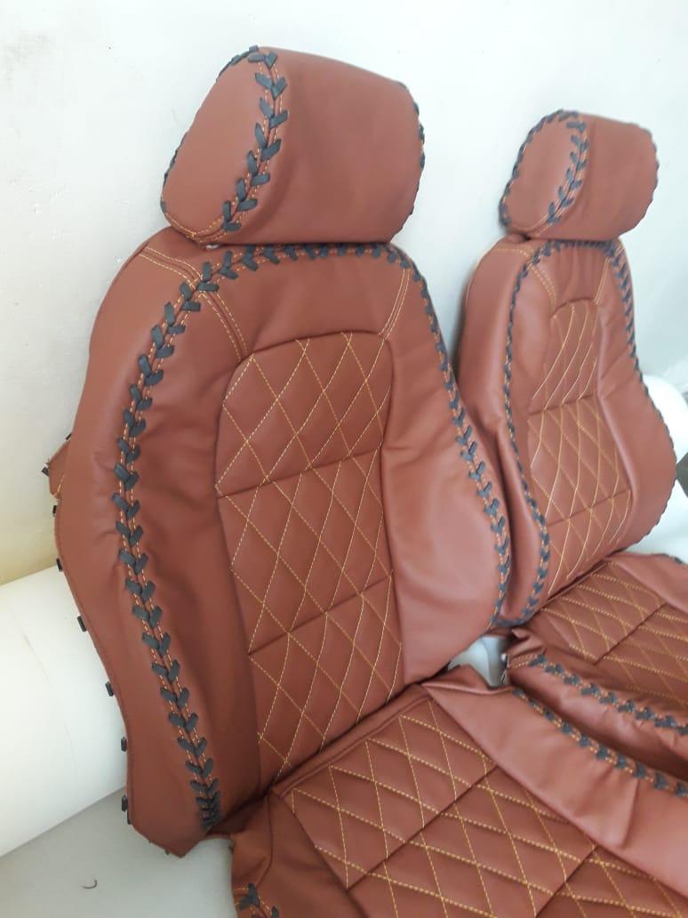 1999-06 Audi TT Synthetic Leather Seat Covers Burnt Orange with