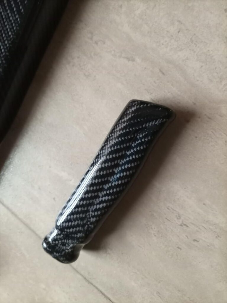 NISSAN 300ZX/Z32 REAL CARBON FIBER OVERLAY DOOR ARM RESTS DOOR HANDLE E