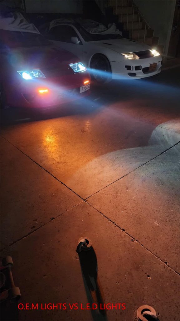 1990-1999 Nissan 300ZX Bolt-On Bi-LED Headlights – Interior