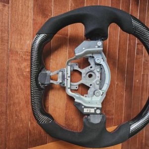 2009-2020 Nissan 370Z Custom Steering Wheel Alcantara with Carbon Fiber Inserts