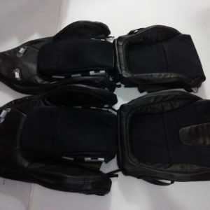 2007-2015 Nissan GTR Genuine Leather Alcantara Seat Covers Front